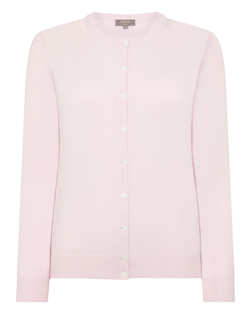 Light pink hotsell cardigan sweater