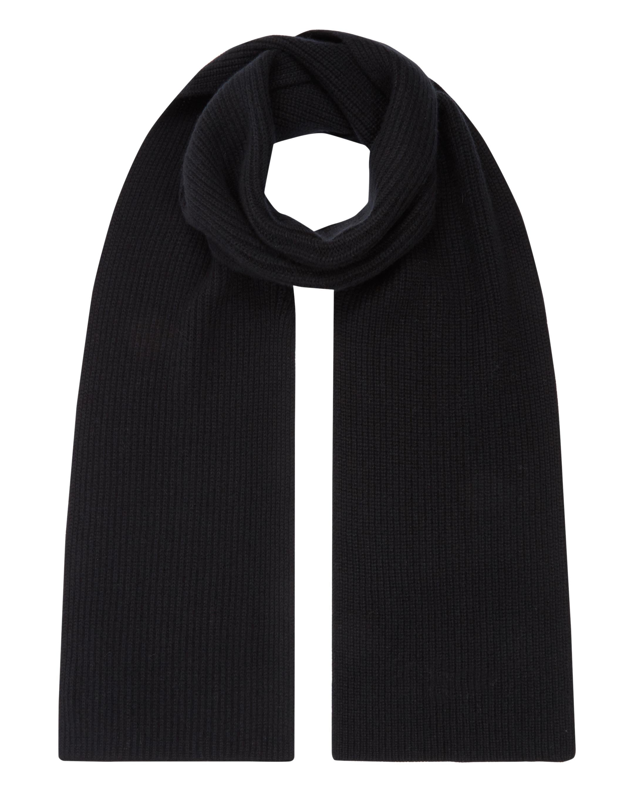 N.Peal ribbed-knit cashmere scarf - Neutrals