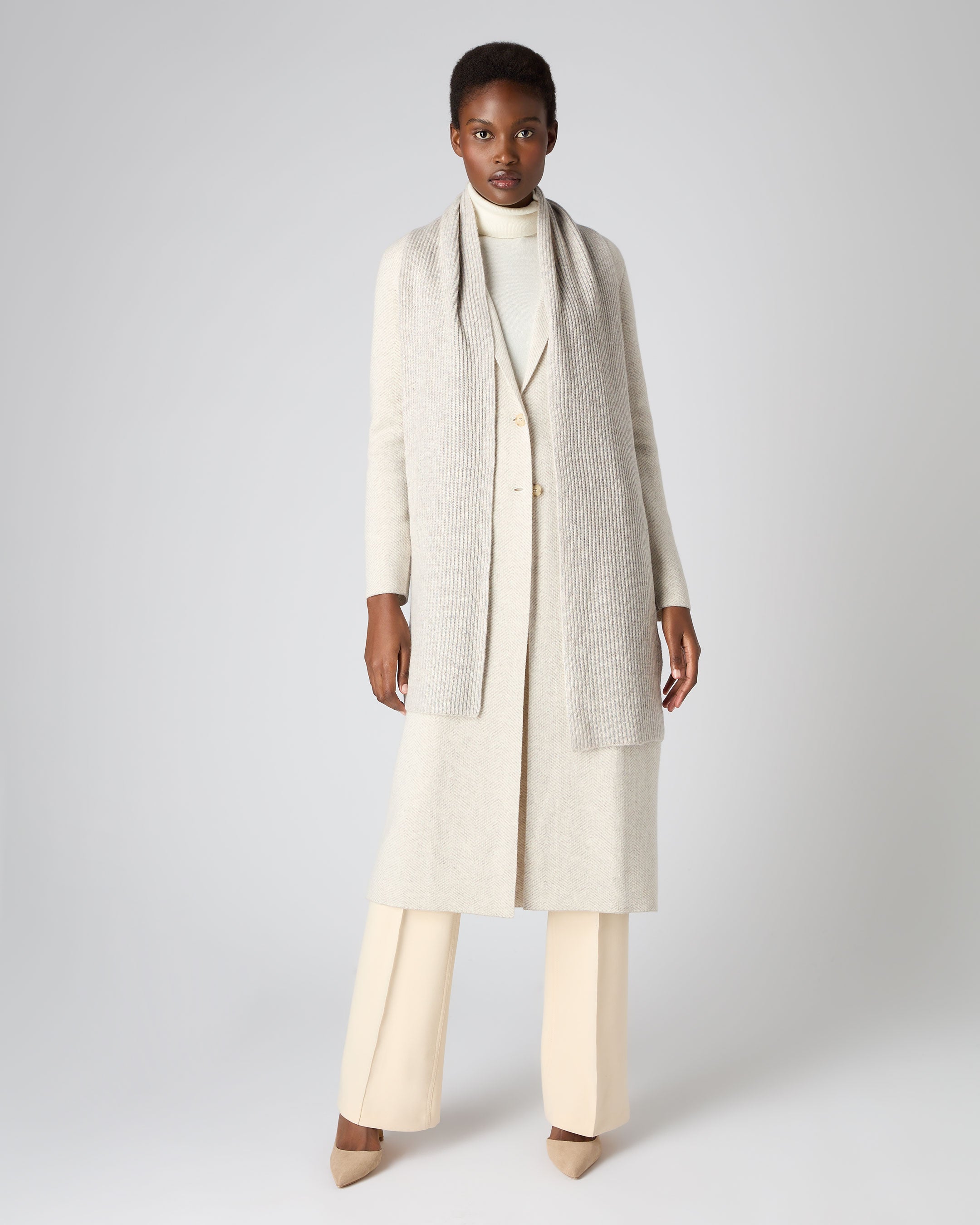 Sand deals cashmere coat