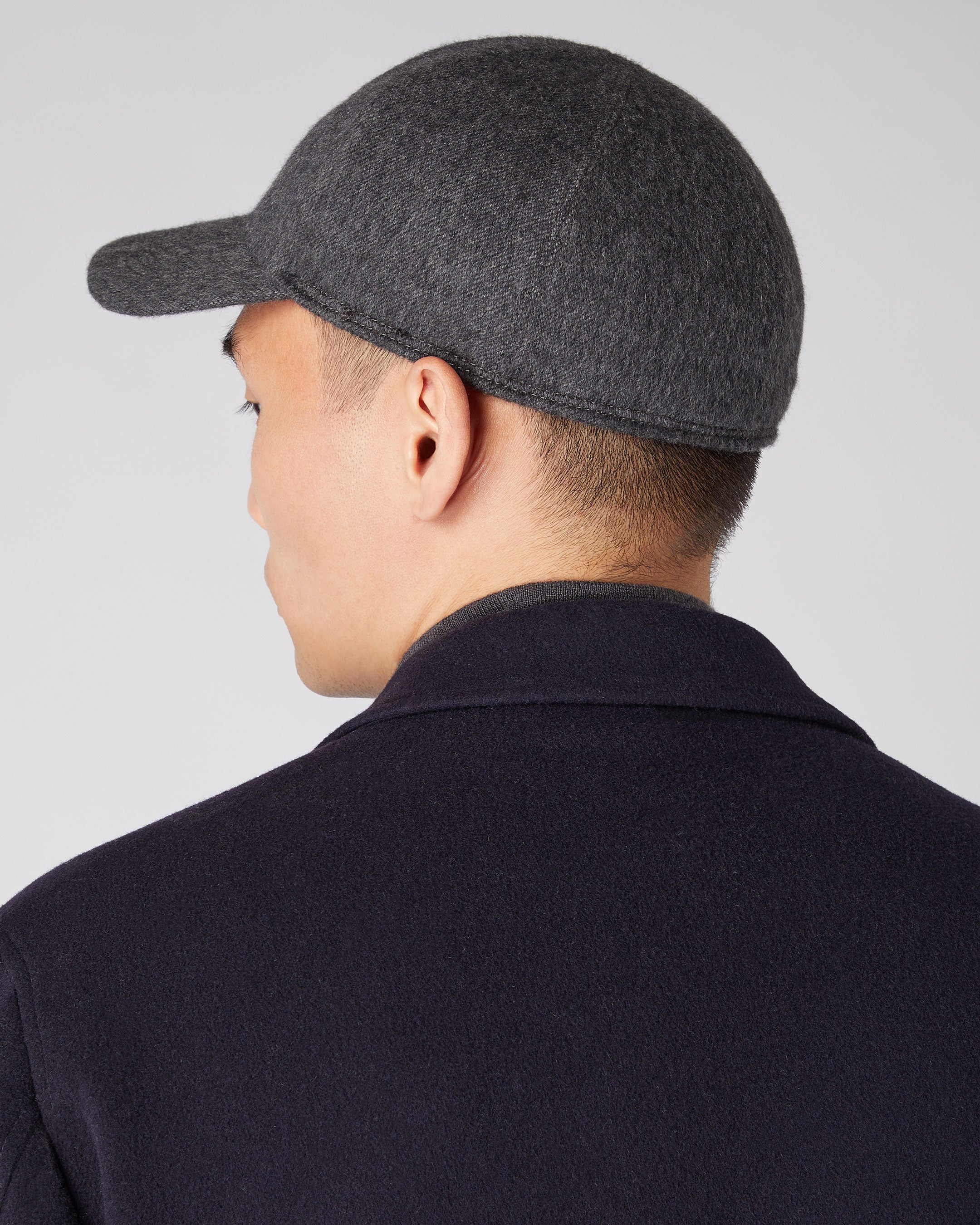 Unisex Cashmere Cap Dark Grey | N.Peal