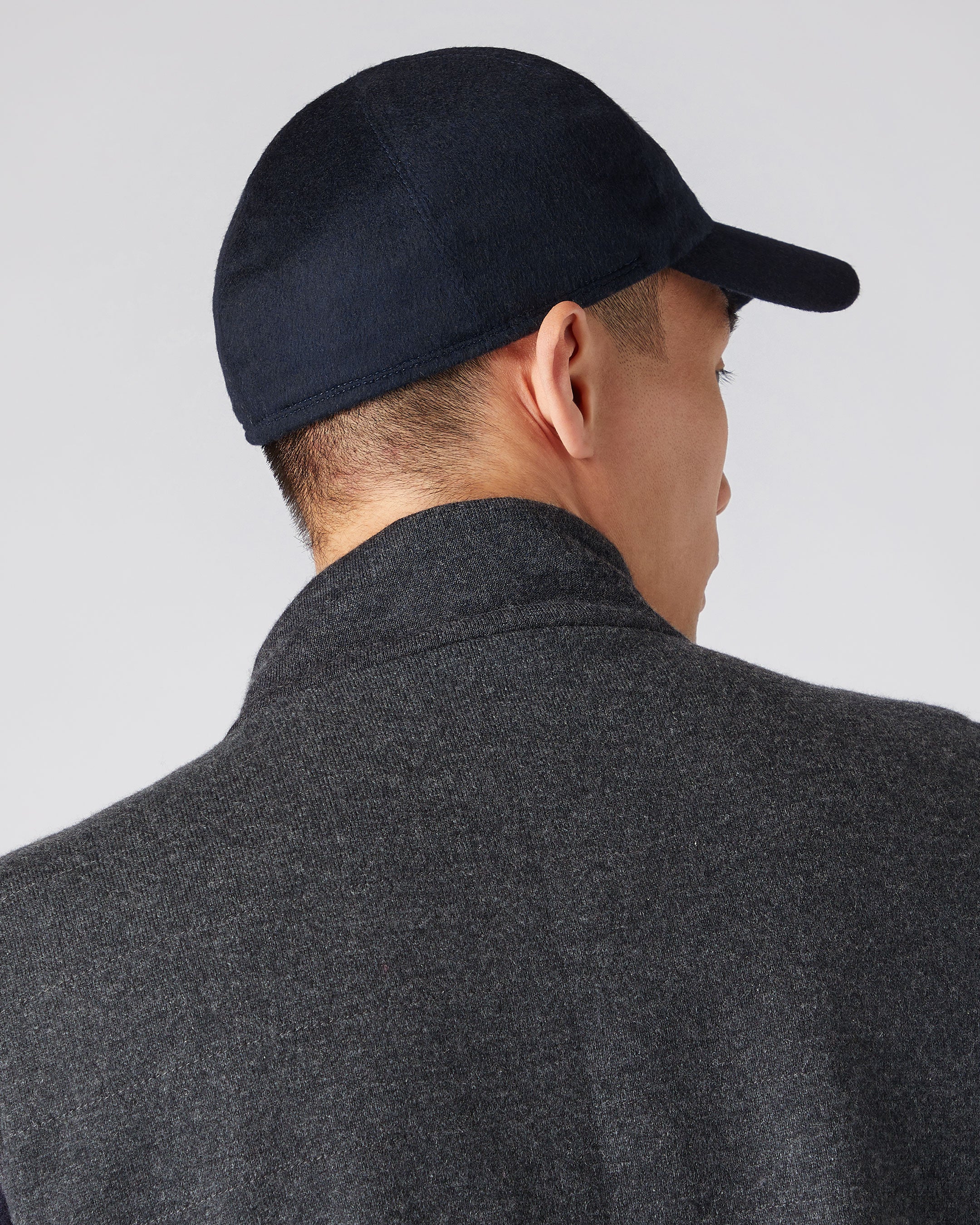 Unisex Cashmere Cap Navy Blue | N.Peal