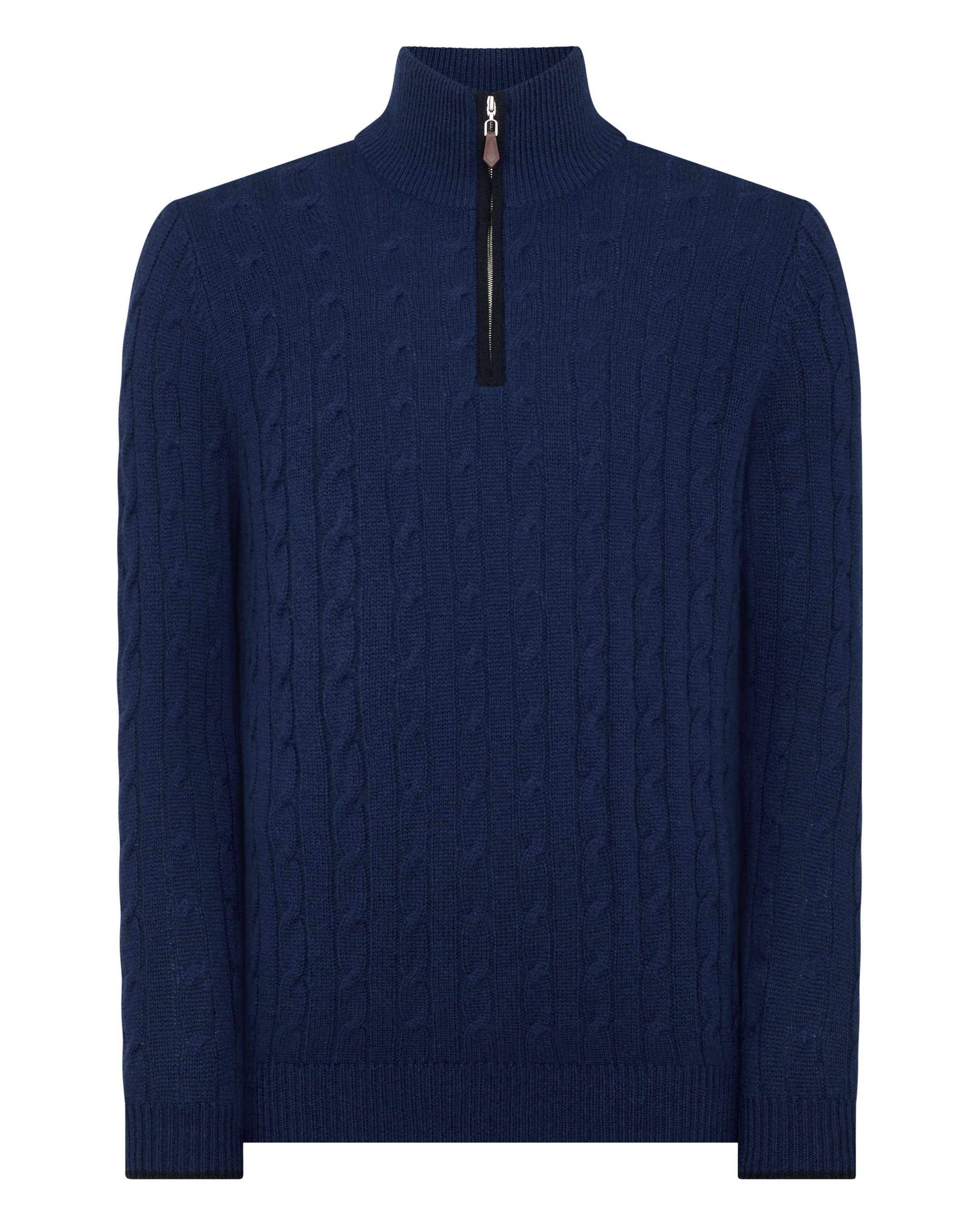 Blue zip outlet jumper