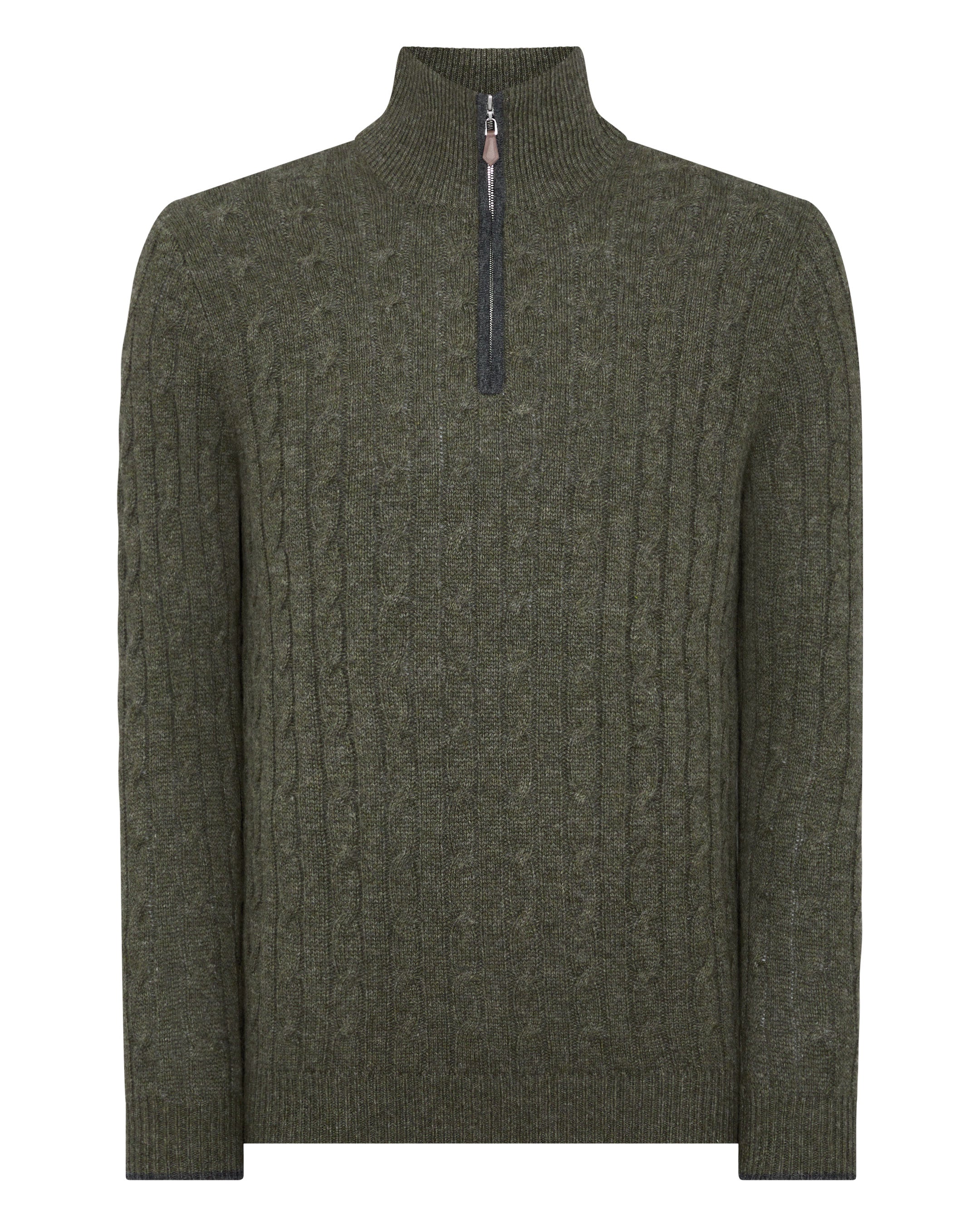 Cashmere half clearance zip jumper