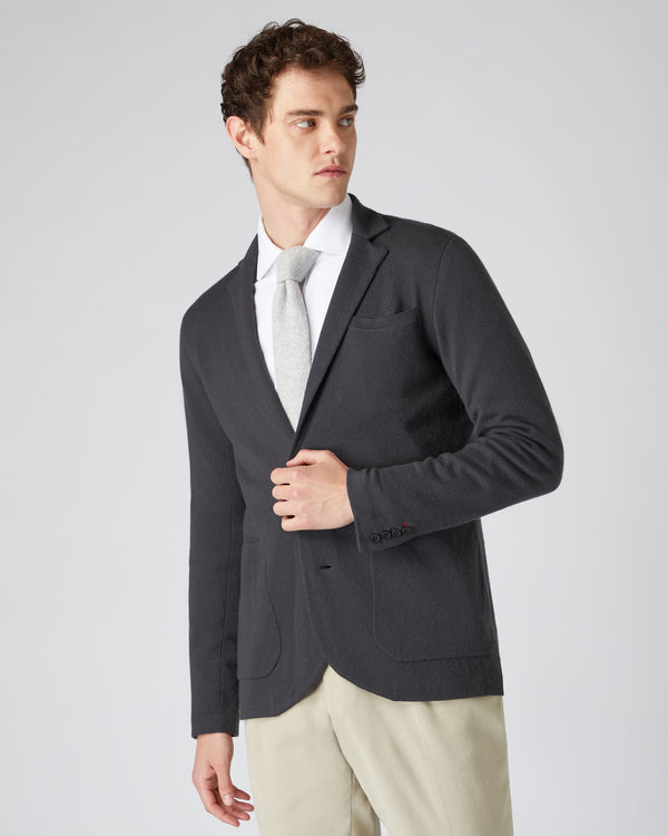 Flint Men's Tailored Rib Collar Jacket