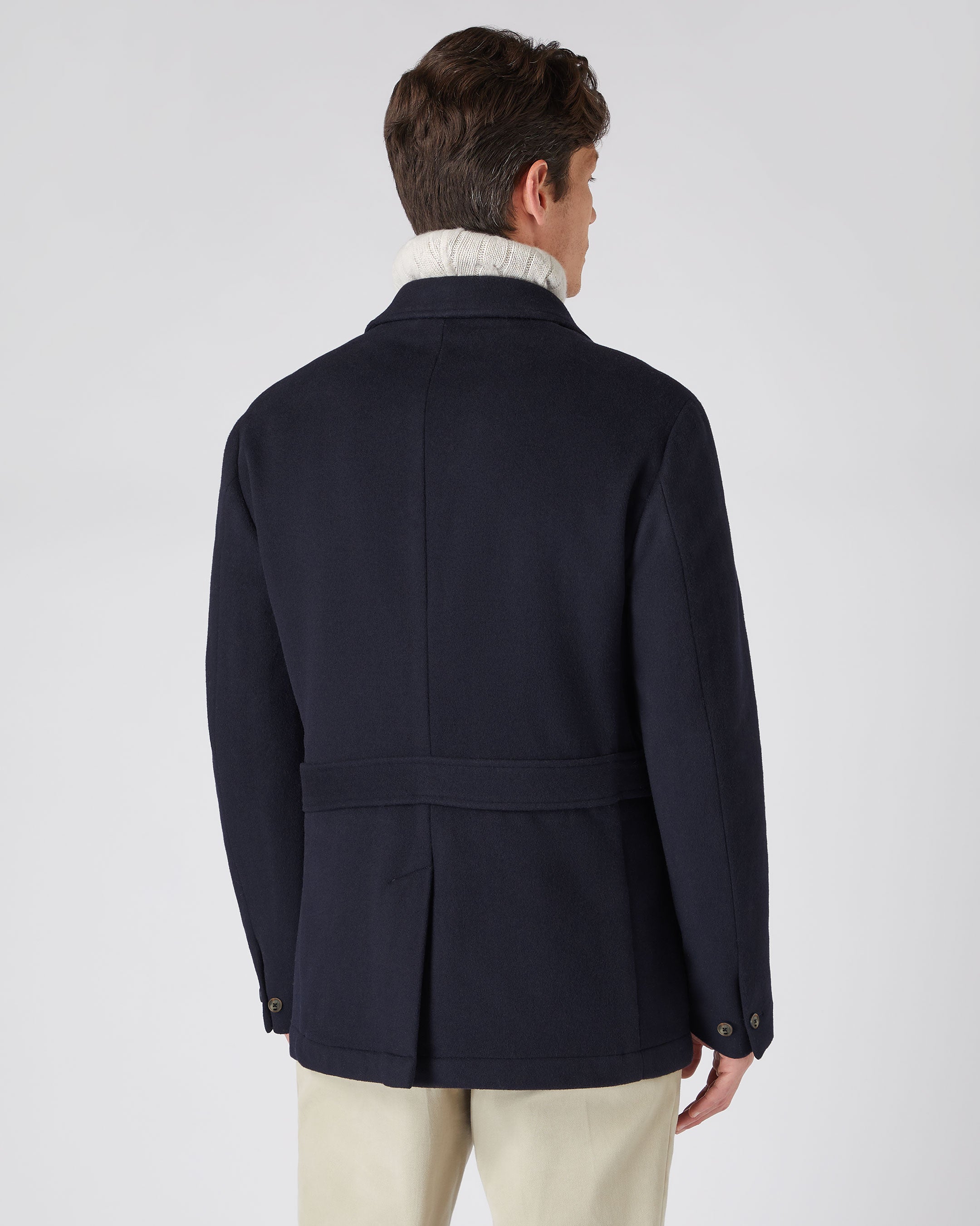 Mens navy clearance blue cashmere blazer