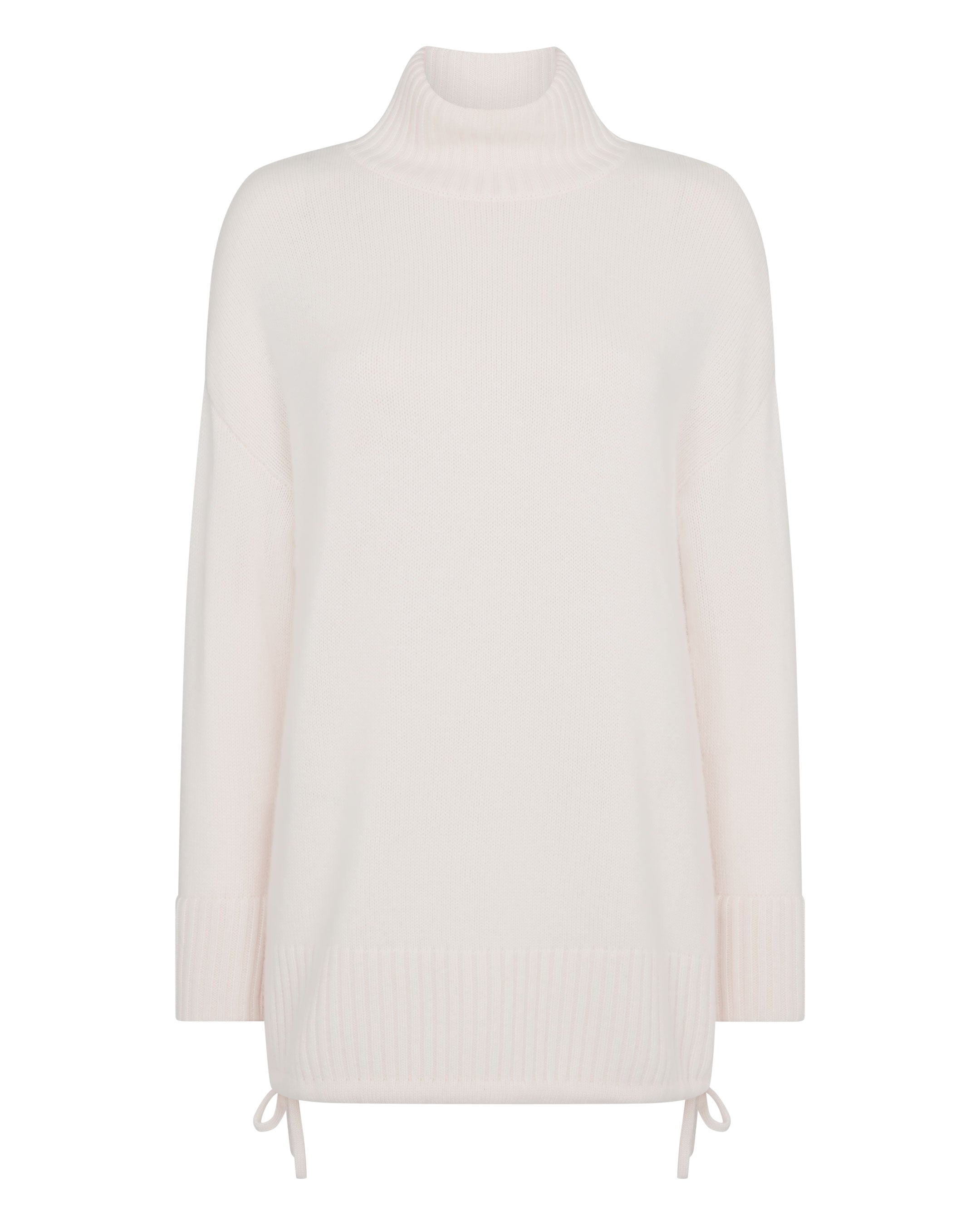The Peony Lim Chunky High Neck Sweater New Ivory White | N.Peal