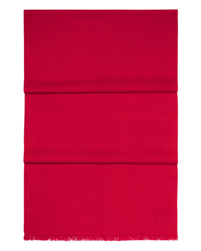 N.Peal Women's Pashmina Cashmere Stole Riding Red