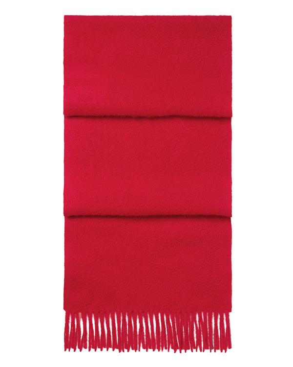 N.Peal Unisex Woven Cashmere Scarf Riding Red