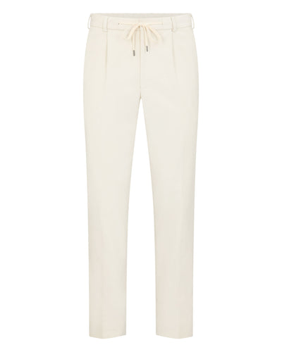 N.Peal Men's Atrani Moleskin Trousers Off White