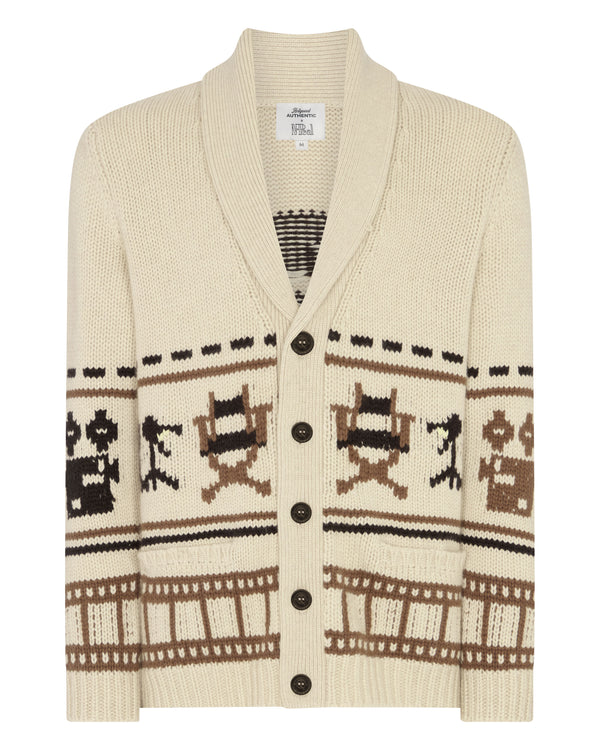 Hollywood Authentic The Hollywood Authentic Cardigan Beige Brown