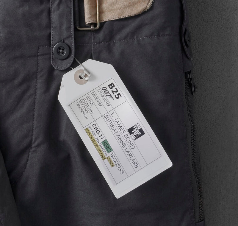 007 combat trouser with identity tag worn by James Bond in No Time To Die