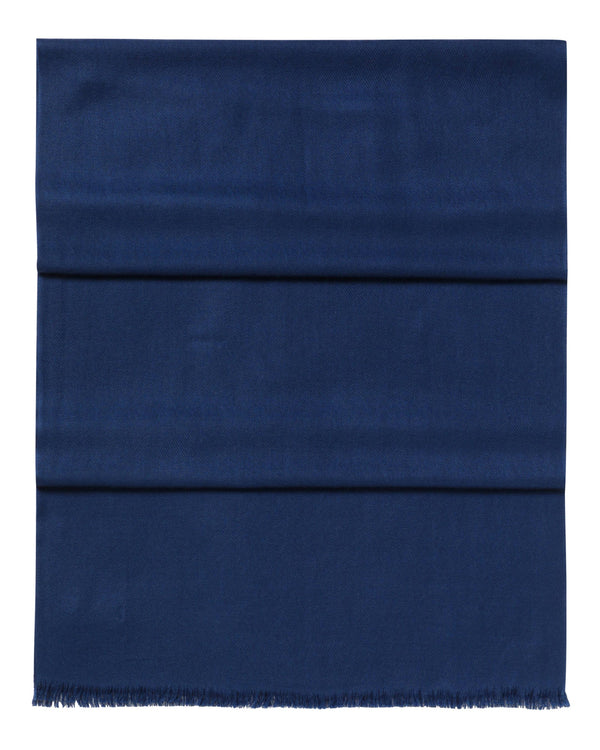 N.Peal Women's Pashmina Cashmere Stole French Blue