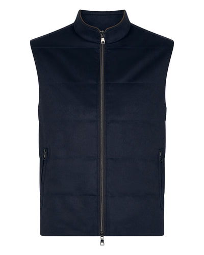 Men's Belgravia Cashmere Gilet Navy Blue