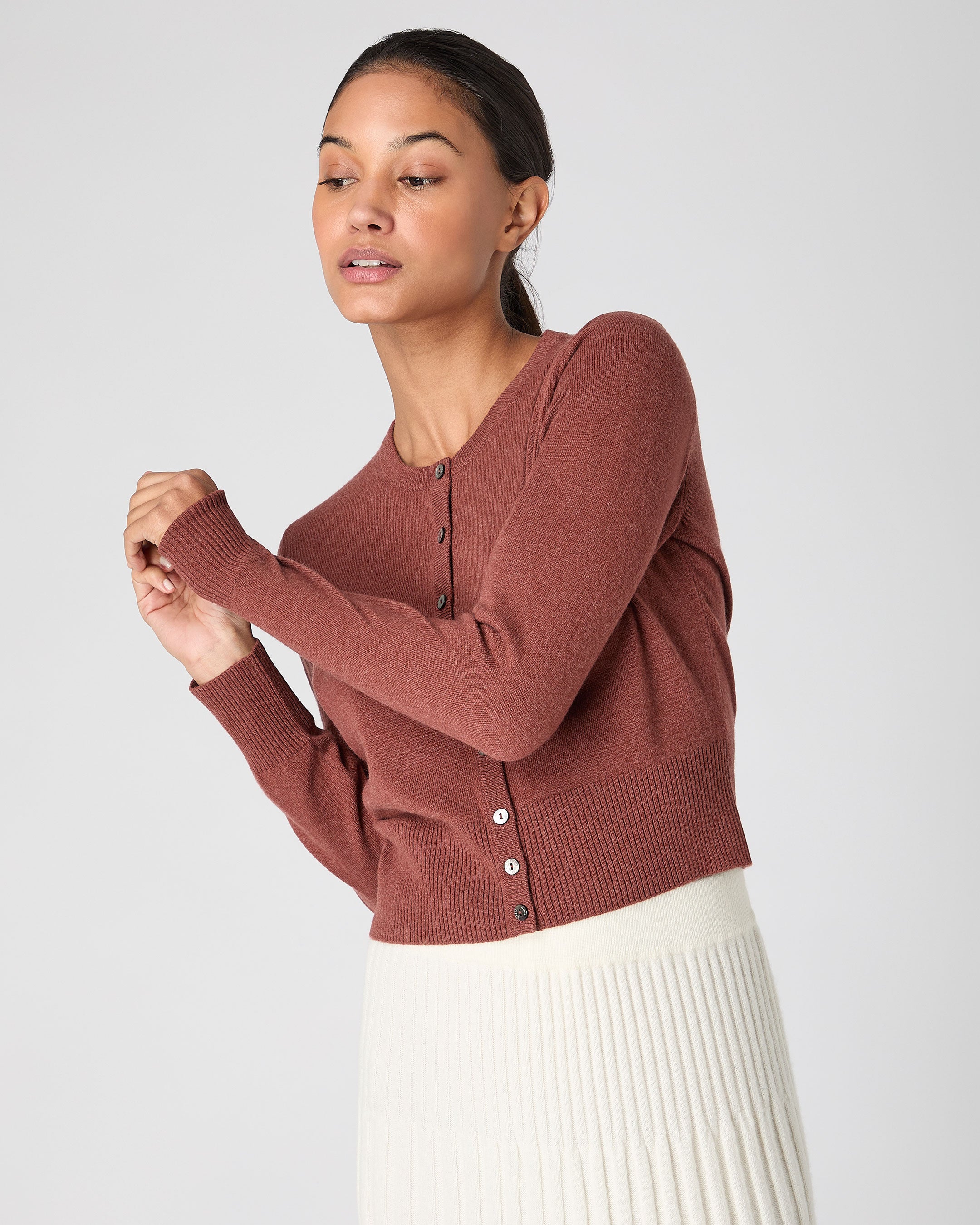 Cardigan terracotta clearance