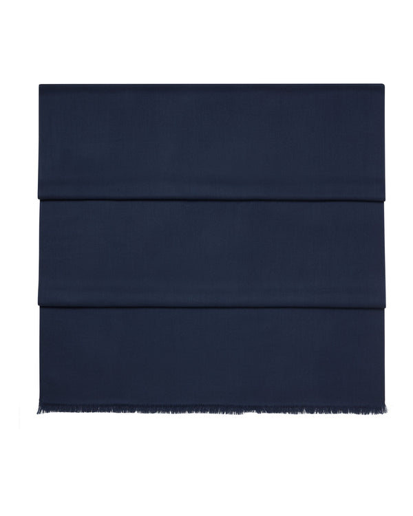 N.Peal Women's Pashmina Cashmere Shawl Indigo Blue