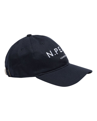 N.Peal Unisex N.Peal Cotton Cap Navy Blue