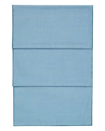 N.Peal Women's Tipped Cashmere Pashmina Light Blue