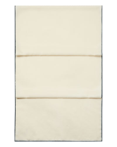 N.Peal Women's Tipped Cashmere Pashmina New Ivory White