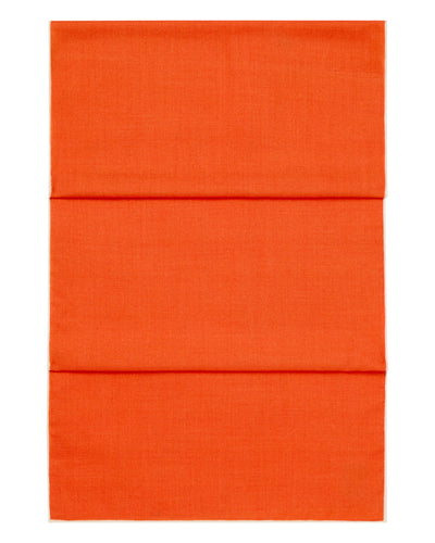 N.Peal Women's Tipped Cashmere Pashmina Orange