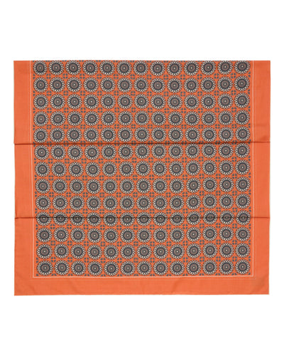 N.Peal Women's Geometic Pashmina Orange