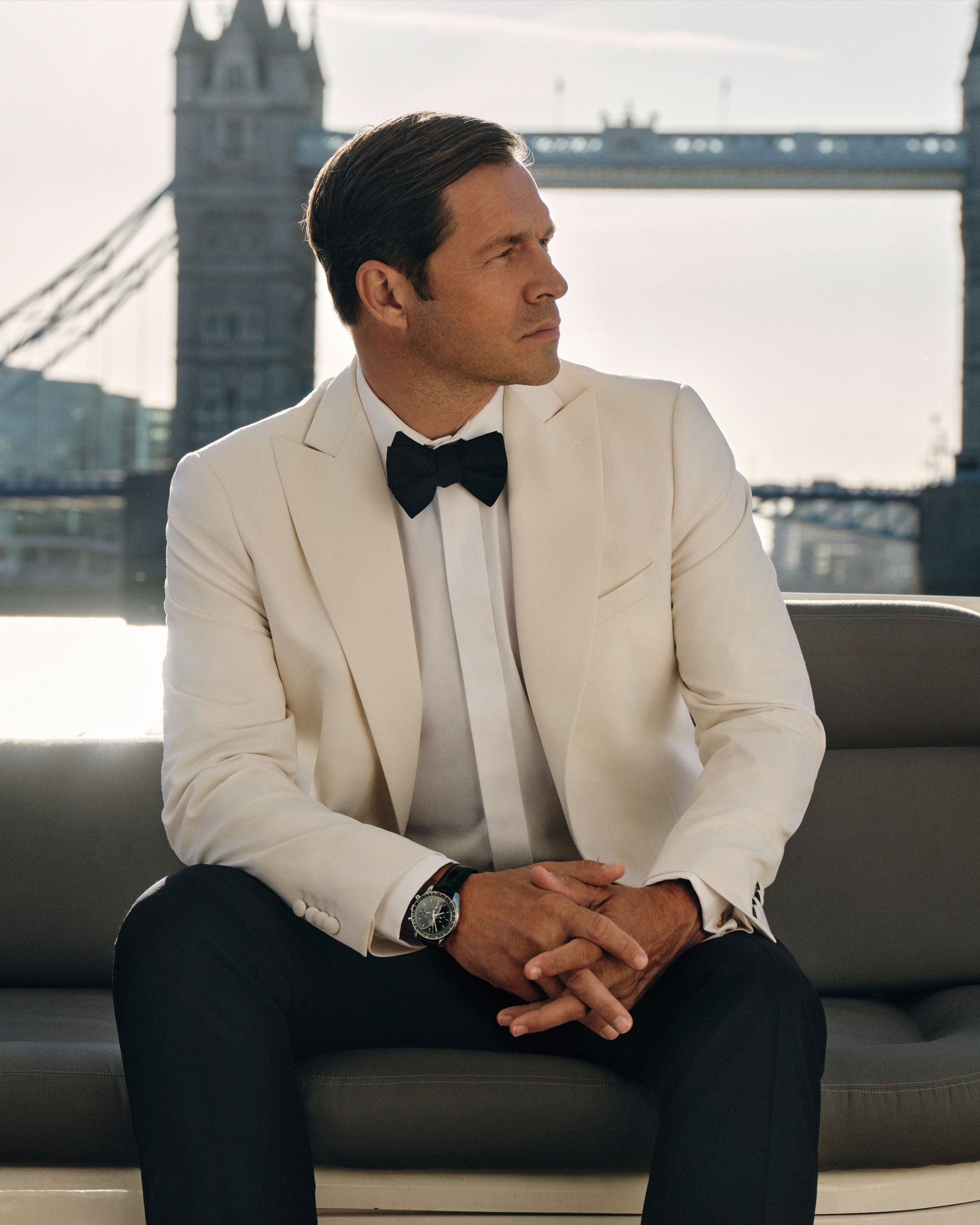 007 Woven Dinner Jacket White | N.Peal