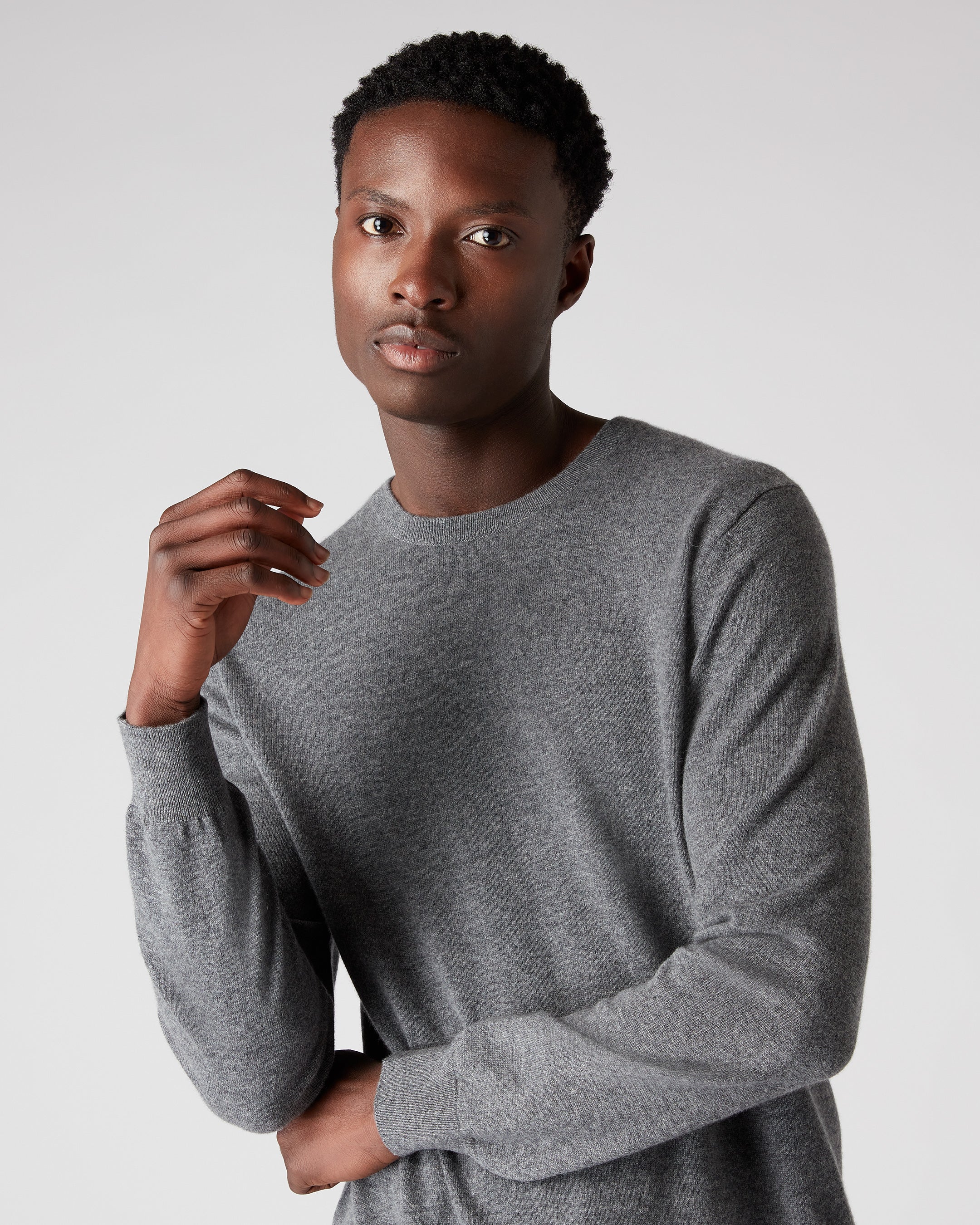 Grey long sleeve discount jumper