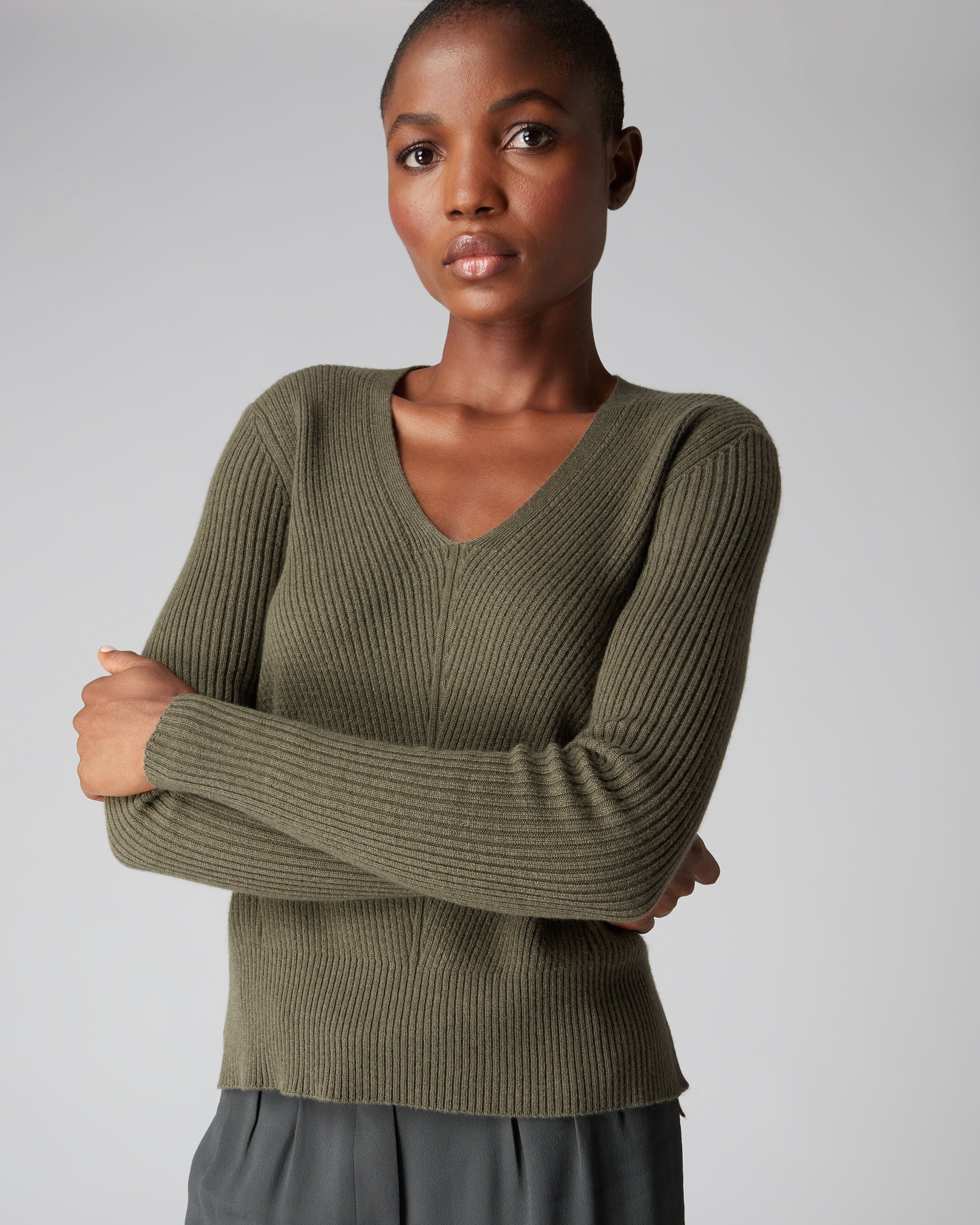 Dark 2025 olive sweater