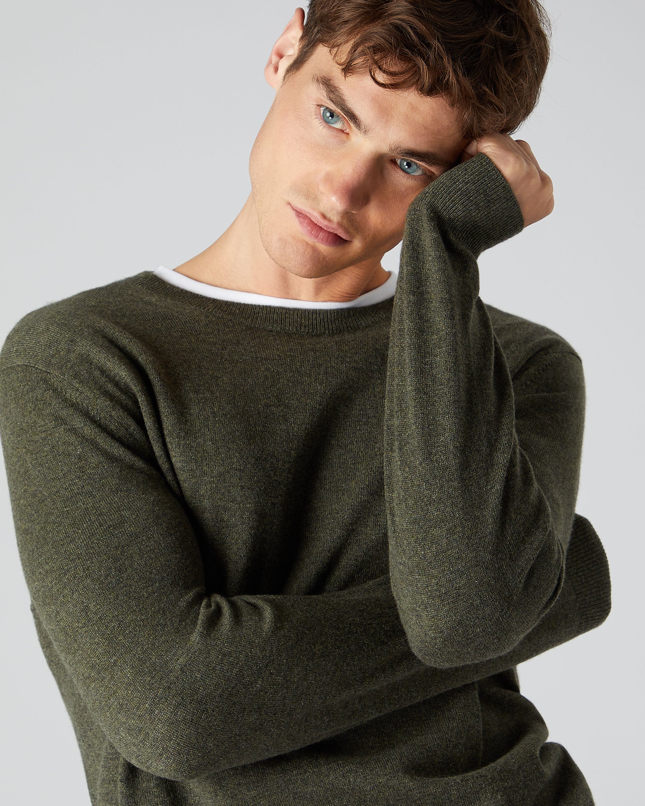 Olive green 2025 jumper mens