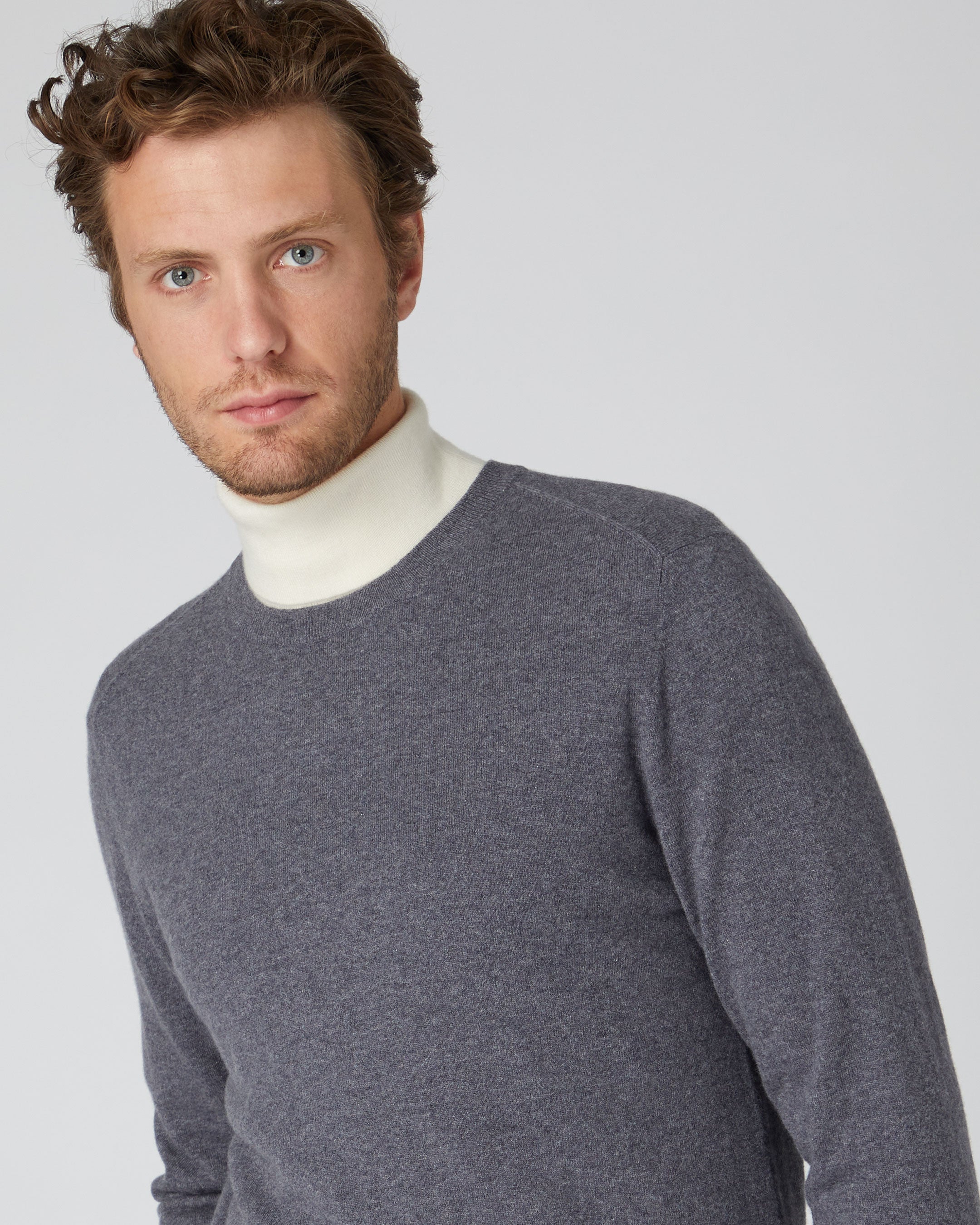 Thick hot sale grey jumper