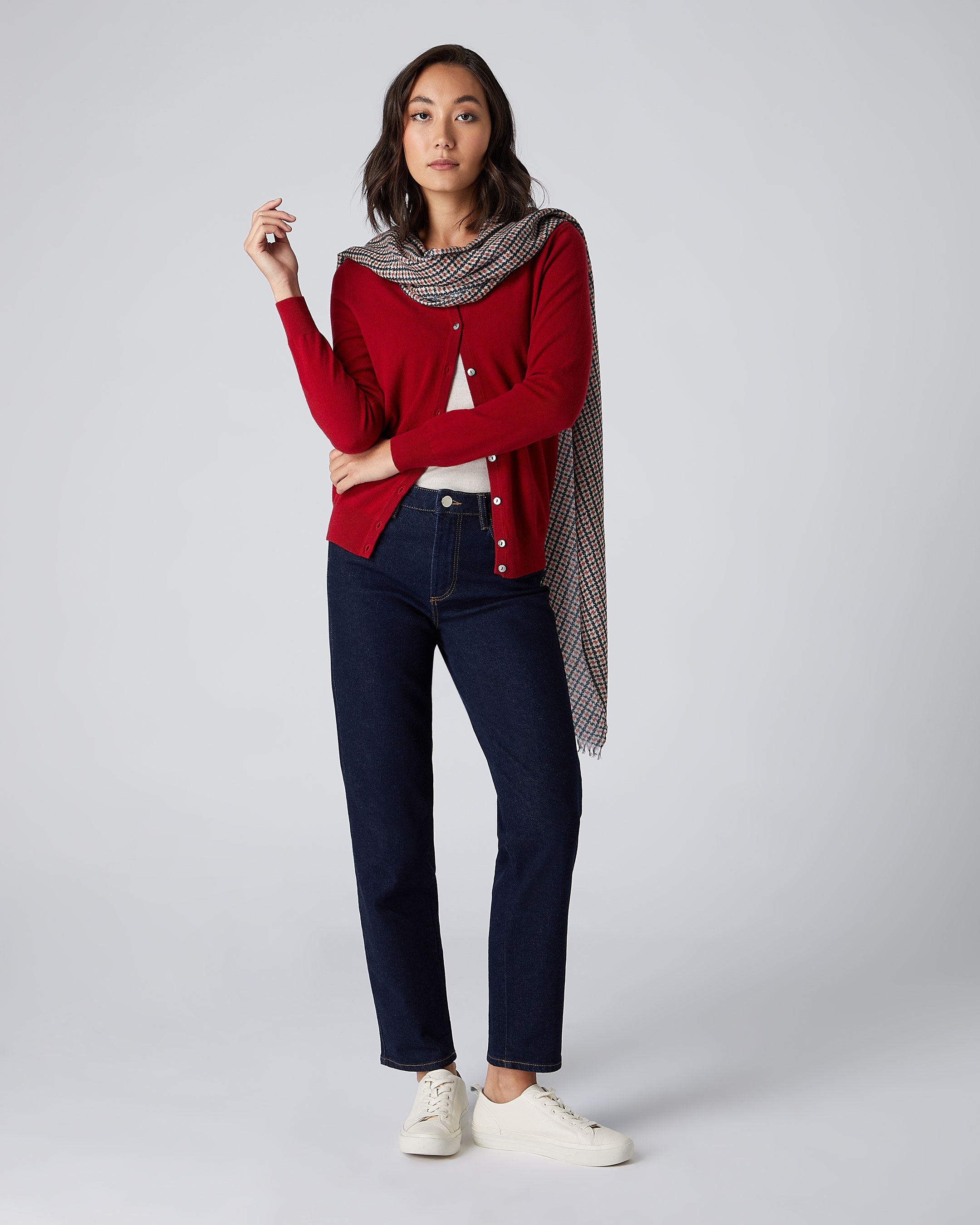 Ruby red outlet cardigan