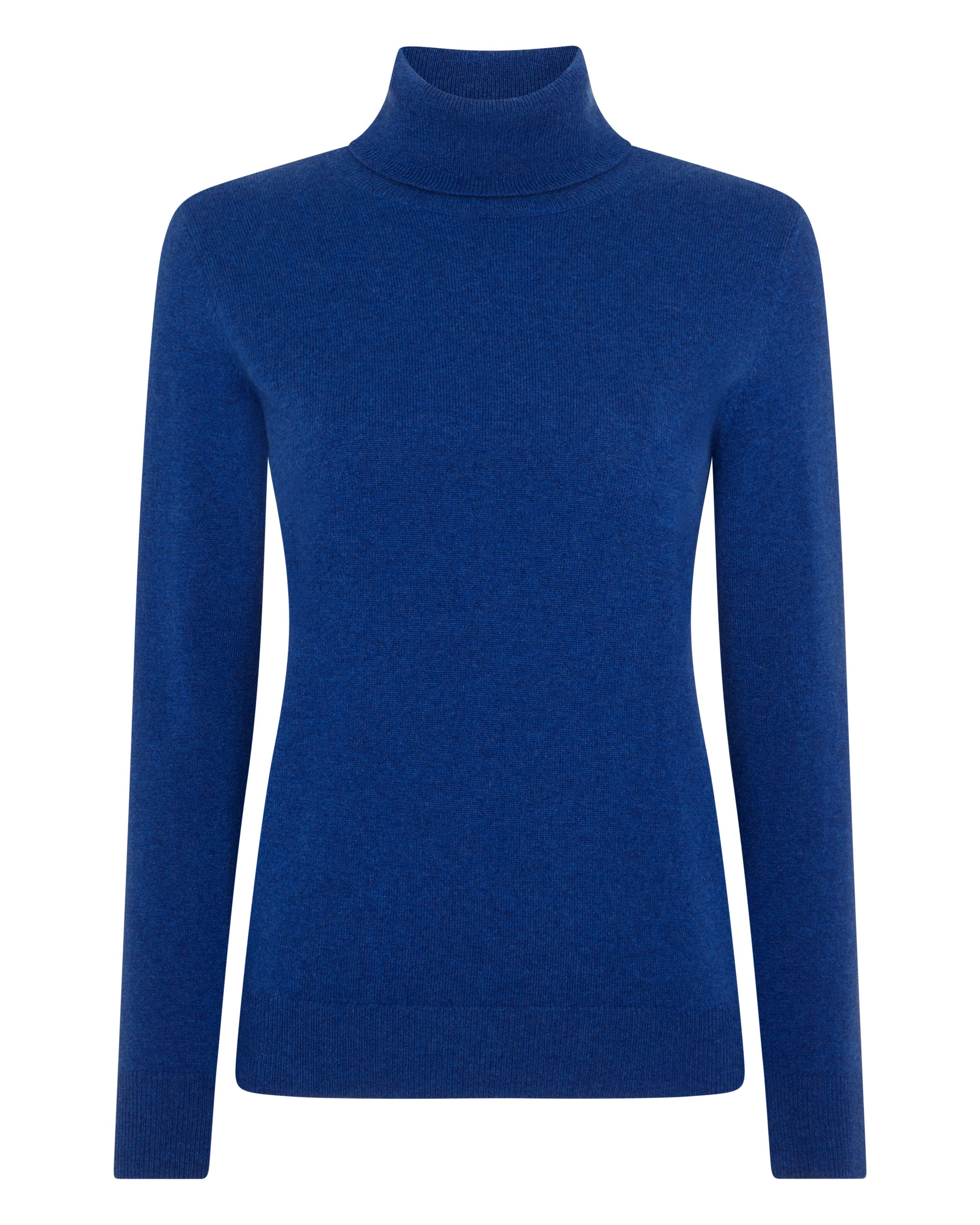 Cobalt blue 2024 polo neck jumper