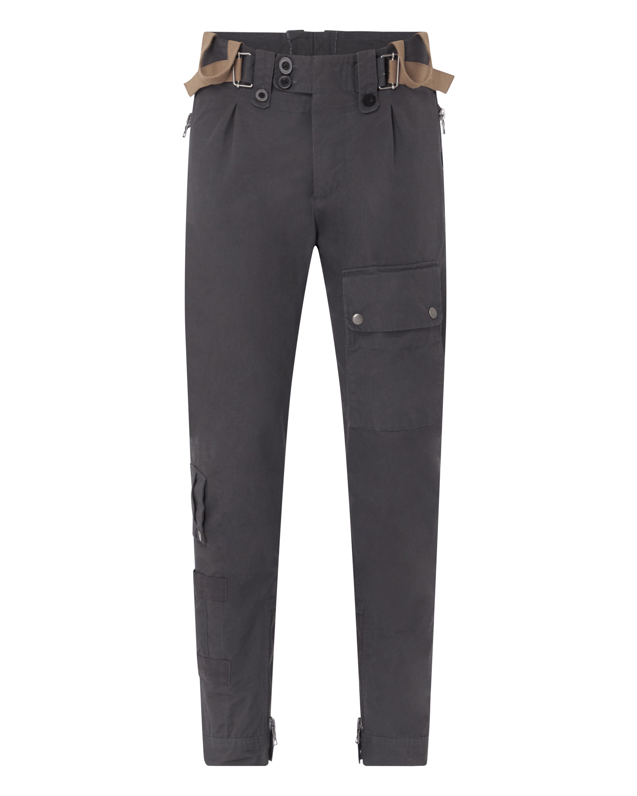 Versatile Cargo Trousers in Grey and Black