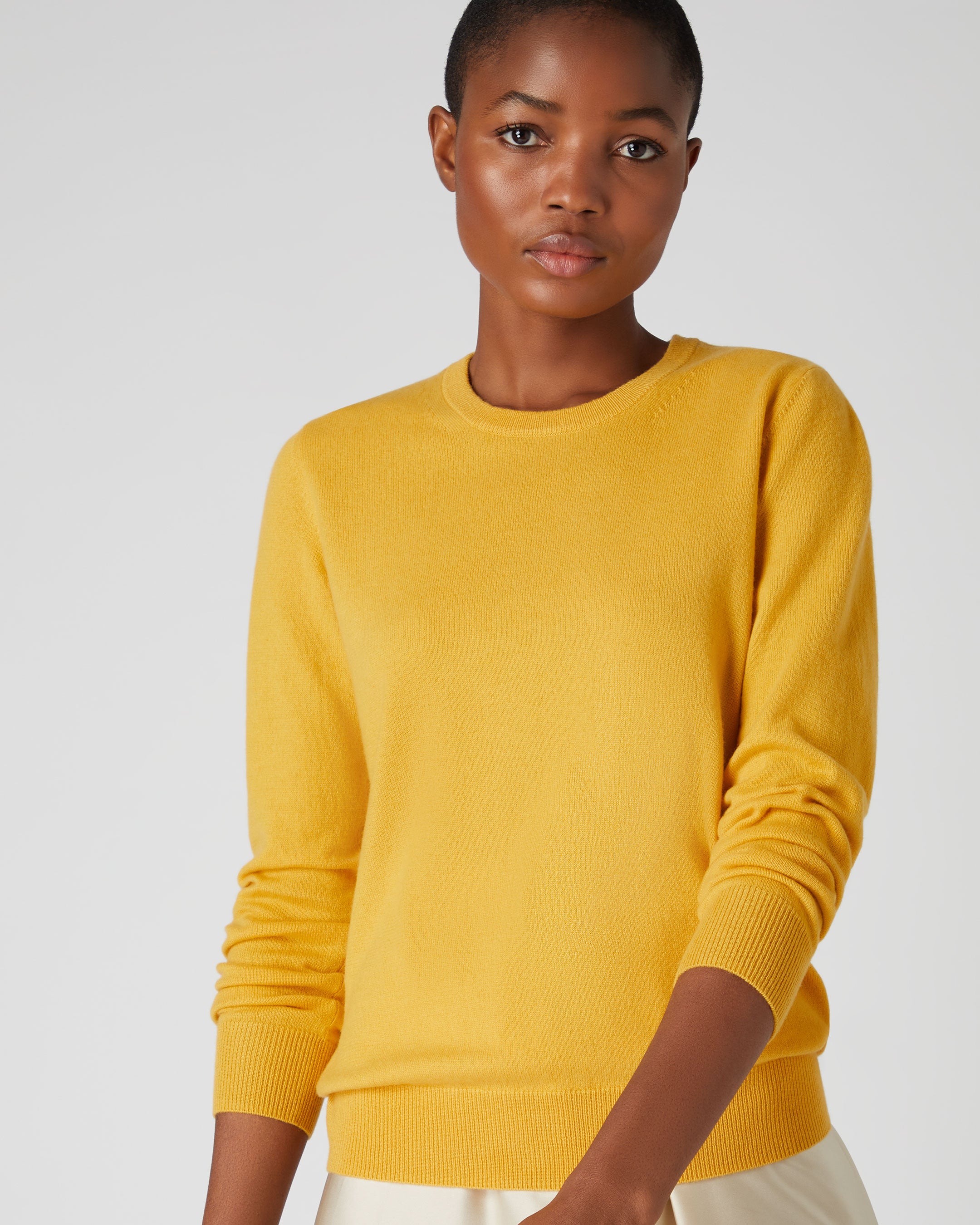 Mustard yellow jumper womens sale