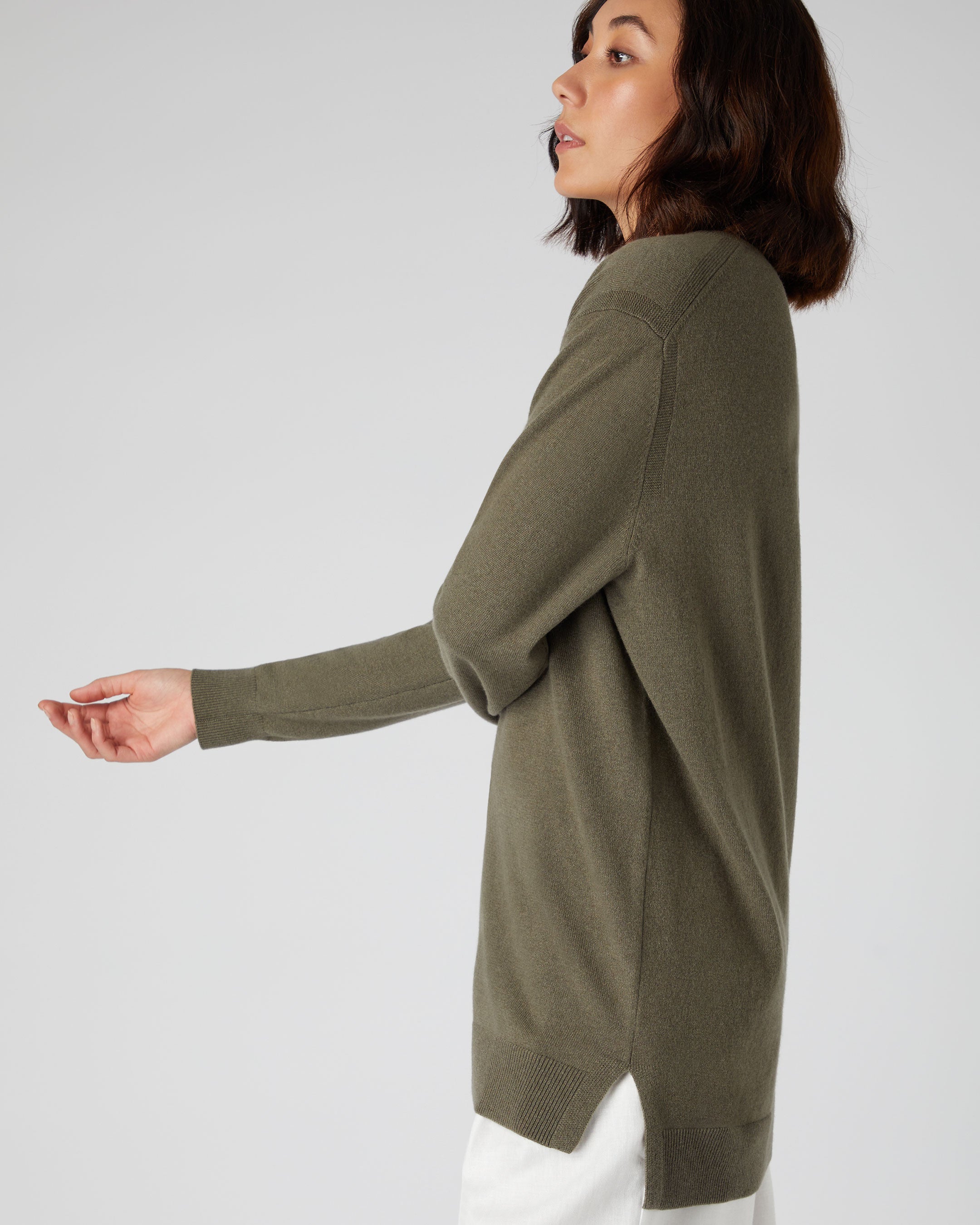 Khaki 2025 cashmere jumper