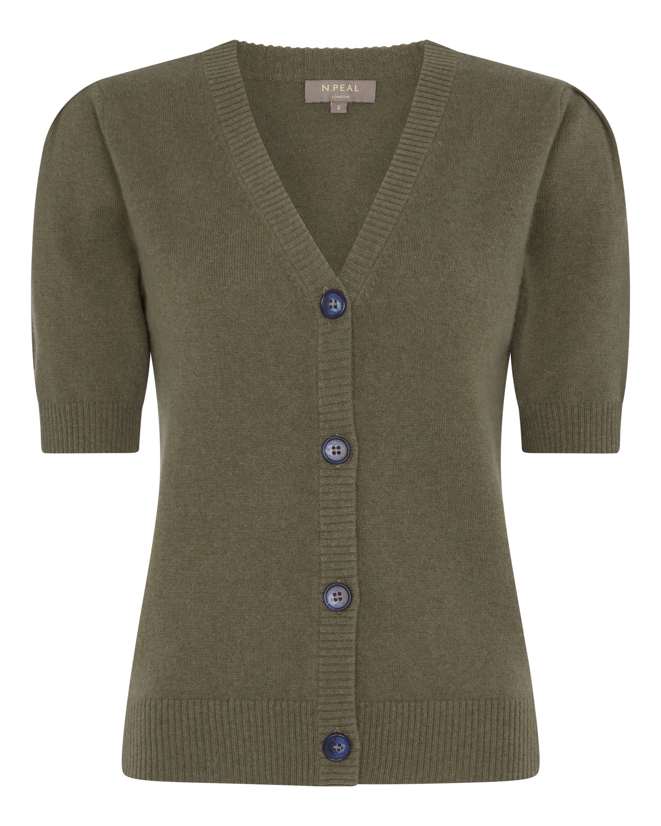 Short sleeve hotsell cashmere cardigan